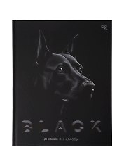 Дневник шк. "Just Black" 7БЦ, ламинация Soft Touch