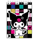 Блокнот А5 60 листов, клетка, "Kuromi-2" гребень