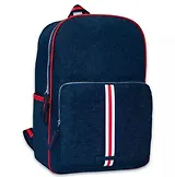 Рюкзак, Феникс+, СИНИЙ без наполнения, 43*29*15см, 1 отделение, джинсовая ткань, ПЭТ-пакет