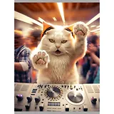 Тетрадь в клетку Listoff, "Пушистый диджей", А4, 96 листов