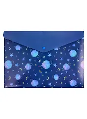 Папка-конверт А4 на кнопке "Cosmos"