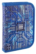 Пенал 1 отделение "Матрица" 19*13 см