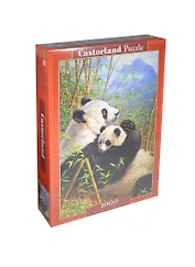 Пазл 1000 C-102518 Панды (коробка) (Castorland)