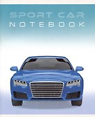 Тетрадь общая «Sport car», 48 листов в клетку, A5, в ассортименте - Listoff - 0