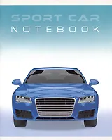 Тетрадь в клетку Listoff, Sport car, 48 листов, в ассортименте