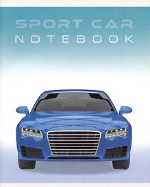 Тетрадь общая «Sport car», 48 листов в клетку, A5, в ассортименте - Listoff