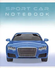 Тетрадь в клетку Listoff, Sport car, 48 листов, в ассортименте
