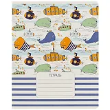 Тетрадь в линейку Феникс+, "Моря и океаны", 24 листа, в ассортименте