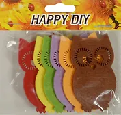 Набор из фетра Совы (11051907) (6 шт) (цв. микс)