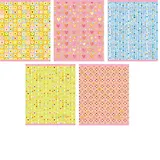 Тетрадь 48л кл. "Разноцветные сердечки" офсет, тиснение фольгой, ассорти, Unnika