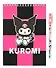Блокнот Kuromi-1 с ручкой шариковой, А5, 60 листов - 2
