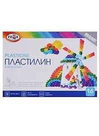 Пластилин «Классический», 16 цветов, 320 г, ГАММА