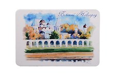 Магнит картон Новгородский детинец (Великий Новгород) (МК/411/001)