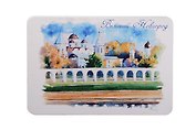 Магнит картон Новгородский детинец (Великий Новгород) (МК/411/001)