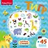 Fisher Price.Тигр. Книга игр + 3D наклейки - 0