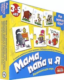Развивающая игра, Дрофа-Медиа , Мои Первые Игры, Мама, папа и я