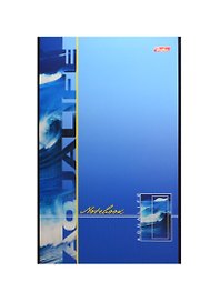Блокнот А5 80л кл. "Аквалайф" карт.обл., на скрепке, выб.лак, ассорти, Hatber