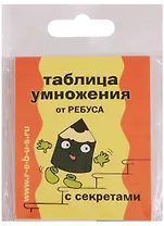 Таблица умножения от Ребуса с секретами (набор из 8 карточек)