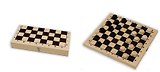 Настольная игра Шашки деревянные с доской 30*16*3,5см ИН-6872