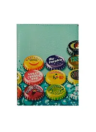 Обложка для паспорта нат.кожа "Хобби", тип 1.2 "Print"