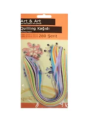 Набор бумага для квилинга цвета радуга (11057000) (8 мм+4мм) (упаковка)