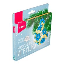 Новогодняя игрушка. Плетение из бусин "Новогодние радости" Пз/Бус-021