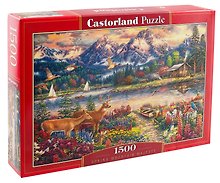 Пазл «У подножия гор» 1500 элементов, Castorland