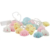 Гирлянда LED Облака цветные (20шт) (ПВХ бокс) 12-06630-Y024)