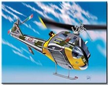 Модель, сборная, Italeri, Вертолёт AB 204 B/UH-1 F, 1:72