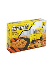Конструктор пластмасс. Строители Трактор (29412) (118дет.) (AUSINI) (6+) (коробка)
