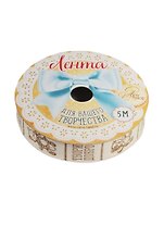 Лента декоративная Дари счастье (1237075) (1,5см х 5м) (Арт Узор) (катушка)