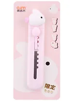 Нож канцелярский 9мм "Зайчик" пласт.корпус, инд.уп. Centrum