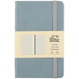 Записная книжка А6 96л лин. "Joy Book. Перед дождем" иск.кожа, тв.переплет, ляссе, резинка, инд.уп.