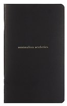 Планер недат. 32л 130*210 "Aesthetics", черный, мягк.переплет, ламинация, скрепка, тиснение золотой фольгой