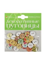 Набор для творчества Альт, Декоративные пуговицы Набор №2 Круглые 15мм