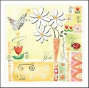 Салфетки Daisy бум. сервиров. Весенний мотив (SDОG002701) (33х33) (20шт) (3сл)
