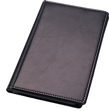 Визитница 120 карточек кож/зам, матов, черная, Centrum
