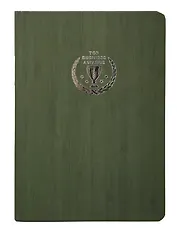 Блокнот Top  usiness  w rds-линованный (зел.дер,жел),148x208,192 стр.