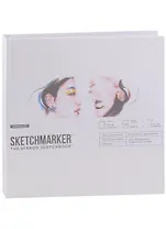 Скетчбук 21*21см 50л "SKETCHMARKER THE MIRROR", 220г/м2, 7БЦ, белая бумага