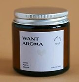 Свеча ароматическая Слива,Мускус,Фрезия (120мл) (WA_M0512020)