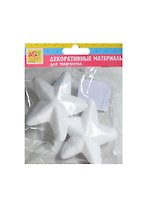 Фигурка для поделок и декор. Звездочки (511686) (2шт) (6х6см) (Школа талантов) (упаковка)