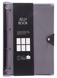 Тетрадь на кольцах «Jelly Book. Colorful» в ассортименте 120 листов в клетку, А4, сменный блок - Listoff