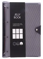 Тетрадь на кольцах в клетку Listoff, "Jelly Book. Colorful", А4, 120 листов, в ассортименте