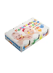 Краски пальчиковые 06цв 60мл "Лапочки" к/к, Спектр