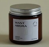 Свеча ароматическая Карамель,Морская соль,Попкорн (120мл) (WA_M0212020)