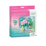 Алмазная мозаика. Алмазная мозаика. 20х20 см. Дикая роза 04735