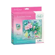 Алмазная мозаика. Алмазная мозаика. 20х20 см. Дикая роза 04735