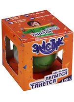 Тянущийся пластилин ТМ Эластик зеленый , 120гр.