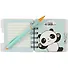 Записная книжка 95*120 57л лин. "Panda bear" карт.обл., вырубка, спираль, инд.уп., ассорти - 1