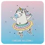 Подставка под чашку Unicorn ballerina (ПЧ2018-03)